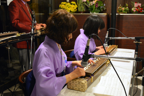 円頓寺とパリ商店街姉妹提携お祝い大正琴演奏会2